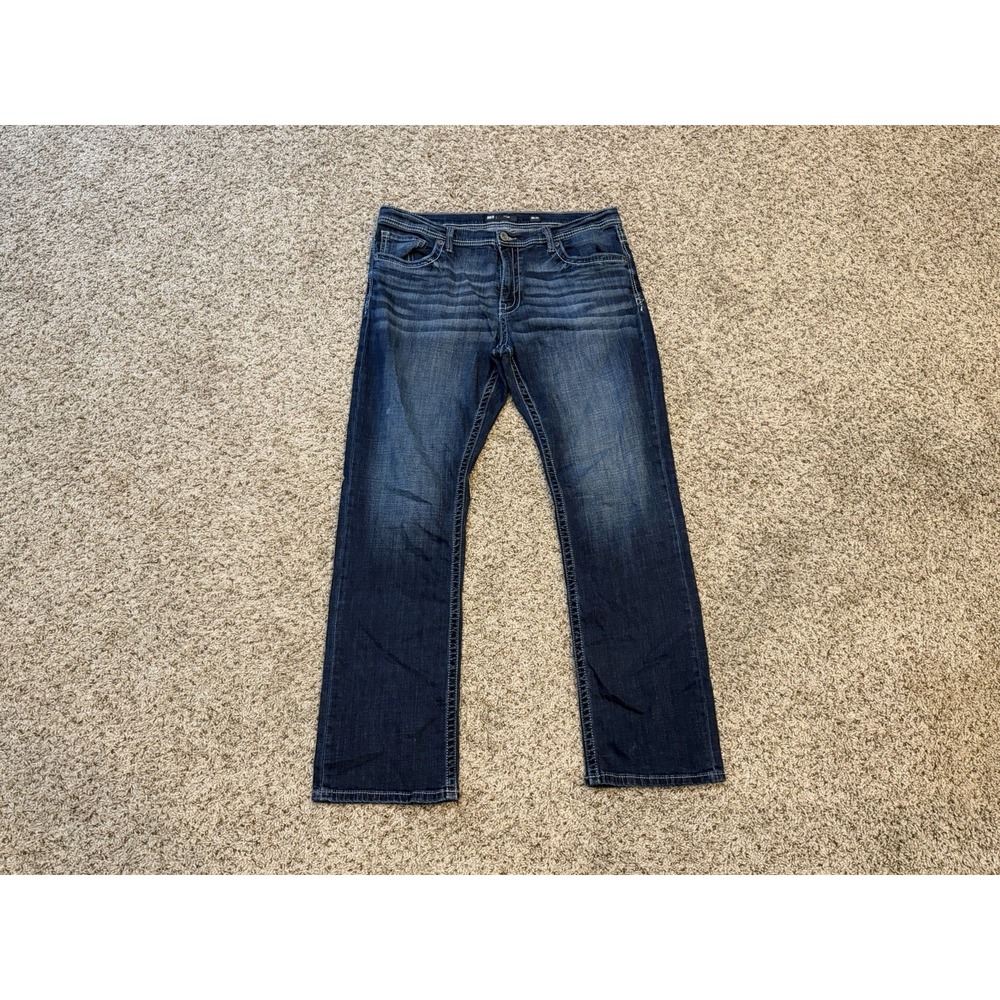 Buckle BKE Tyler Stretch Jeans 38x34 Straight Leg Dark Wash Cowboy Rodeo